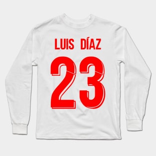Luis Diaz Liverpool Third Jersey 21/22 Long Sleeve T-Shirt